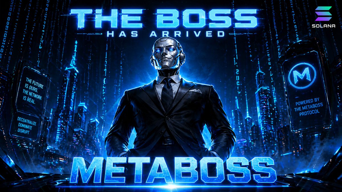 metacapboss's tweet photo. Meet your new Boss!
The CEO you never elected but always needed.
$METABOSS - The future of Crypto is HERE! 🚀
Follow ! 💙
#MetaBoss #Crypto #Solana #Memecoin #NewCoin https://t.co/hjFHNpsfw1