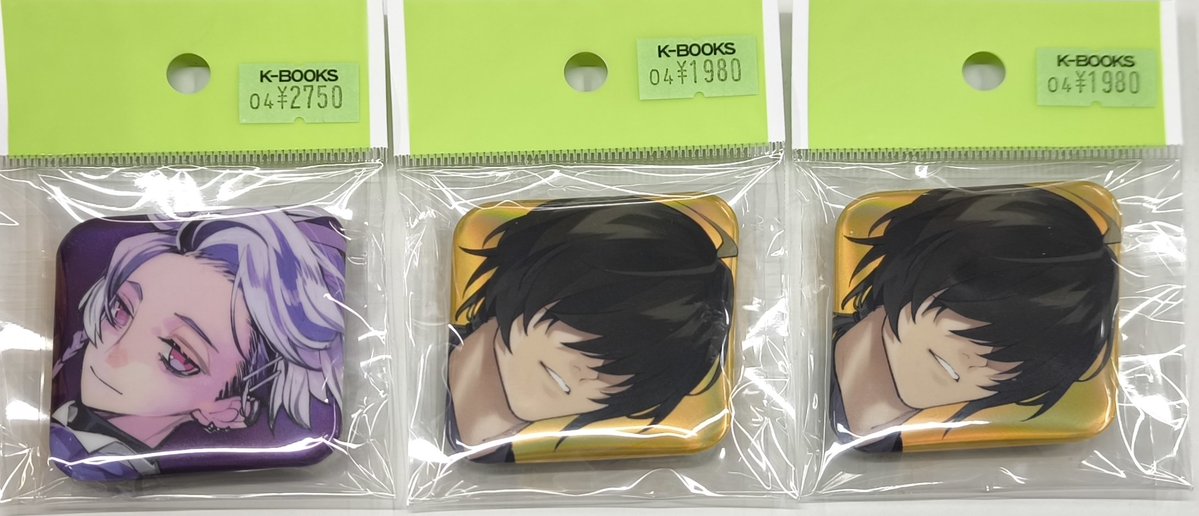 入荷情報】 刀剣乱舞 とうらぶ 大本丸博 スクエア缶バッジ 源清麿 桑名