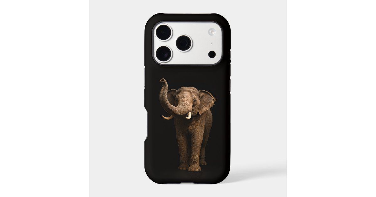 Andreww78's tweet image. Protect your iPhone 17 Pro in style with this Black Luxe "Mighty Elephant" CaseMate — sleek, durable, and unforgettable. Grab it here: zazzle.com/black_4_luxe_i… #iPhoneCase #Elephant