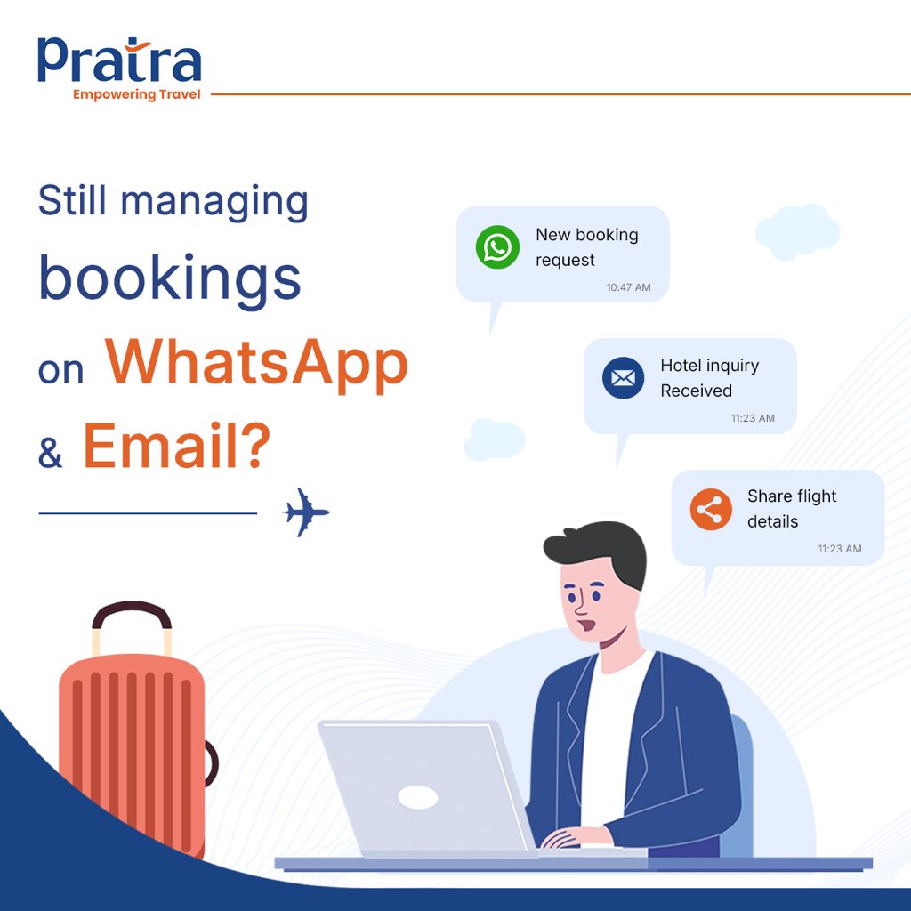 pratratech's tweet photo. Upgrade the way you manage bookings.
Automate, scale, and grow with the right technology. Swipe ->
#CorporateTravel #TravelTech #TravelTechSolutions #Pratra #TravelTechnology https://t.co/k0lGyHBpuJ