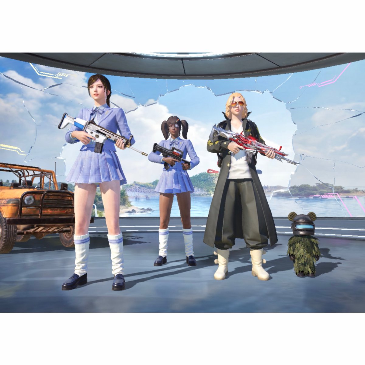 yupi_ht14's tweet image. ゲーム初めて１週間|*･ω･)🔰

まだほぼ隠れることしか出来ないけど
少しずつ！感覚掴めたらいいなぁ👌🏻

2日連続ドン勝ちありがとう〜〜！(*´︶`*)ﾉ

#PUBG