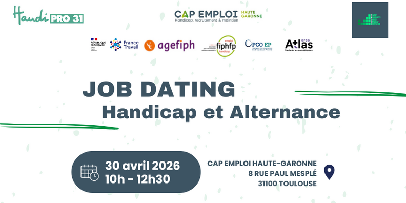 RGIS_France's tweet photo. 📅J-1 avant de rencontrer #RGIS au Job Dating «Handicap &amp; Alternance» à Toulouse

En situation de #handicap &amp; à la recherche d'1 alternance? Découvrez le poste Chef d’équipe débutant en inventaire
📍RDV le 30/04 de 10h-12h30
Cap emploi, 8 rue Paul Mesplé

 https://t.co/xOMcts1RDw https://t.co/bprk0PzdQe