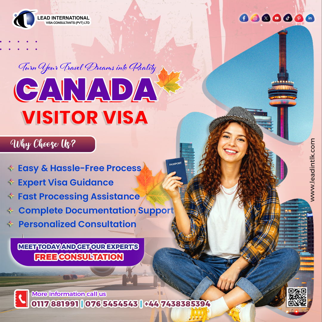 LeadPvt's tweet image. 🇨🇦 𝐂𝐀𝐍𝐀𝐃𝐀 𝐕𝐈𝐒𝐈𝐓𝐎𝐑 𝐕𝐈𝐒𝐀 – 𝐒𝐓𝐀𝐑𝐓 𝐘𝐎𝐔𝐑 𝐉𝐎𝐔𝐑𝐍𝐄𝐘 𝐓𝐎𝐃𝐀𝐘! ✈️
#Lead #International #Canada #Visitor #Visa