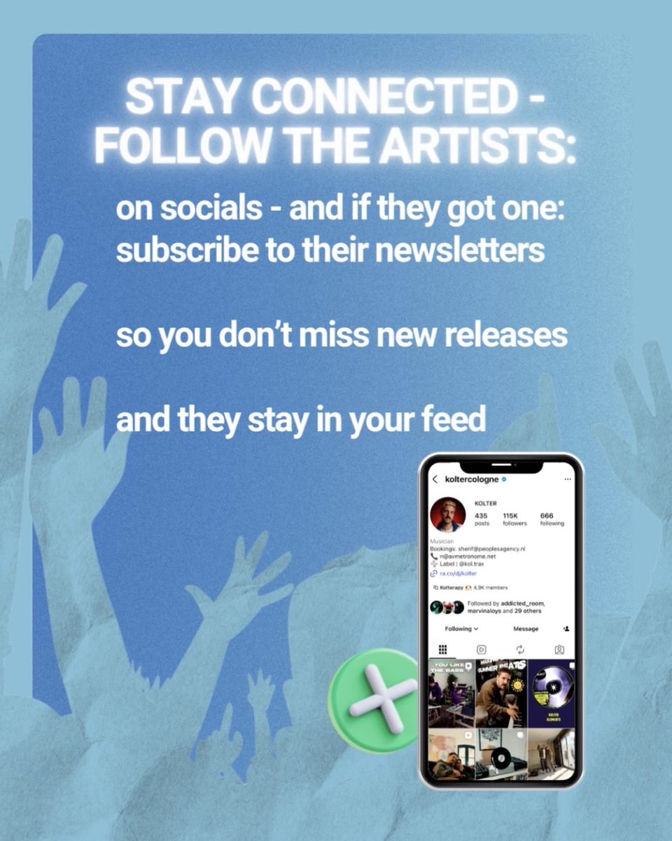 dig_dis's tweet photo. Sharing is caring... 💚

These things cost you nothing but they mean everything to your favorite artists.

Swipe for 4 ways to show up for them. https://t.co/e7y9MVEPp3