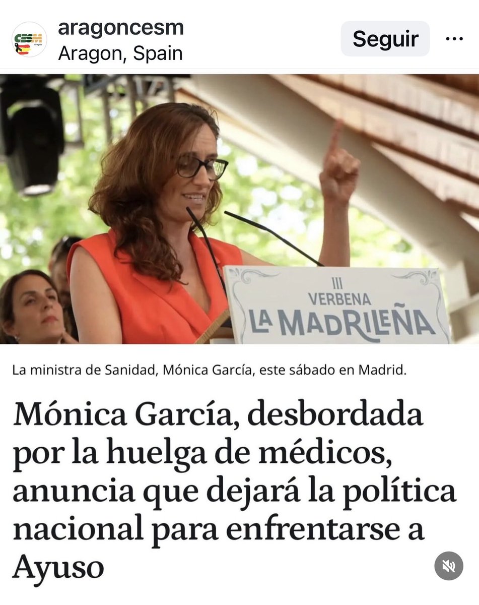 Titular erróneo: no deja la política nacional… la política nacional la ha dejado a ella 😆
Fracaso como ministra.
Otro escaño para Ayuso