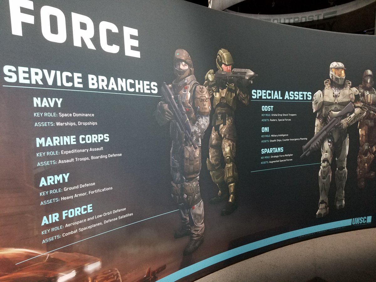 Would be nice and day to see a Halo game where we see all branches/Assets of the UNSC Forces fighting collectively