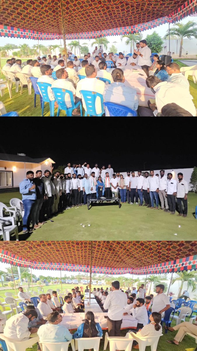 QuadeersultanM's tweet image. Vikarabad District Meeting held successfully—strong participation, clear agenda, and focus on grassroots issues.

Together, we move forward with unity, energy, and commitment to people-first politics. 🔥

#Vikarabad #DistrictMeeting #YouthVoice