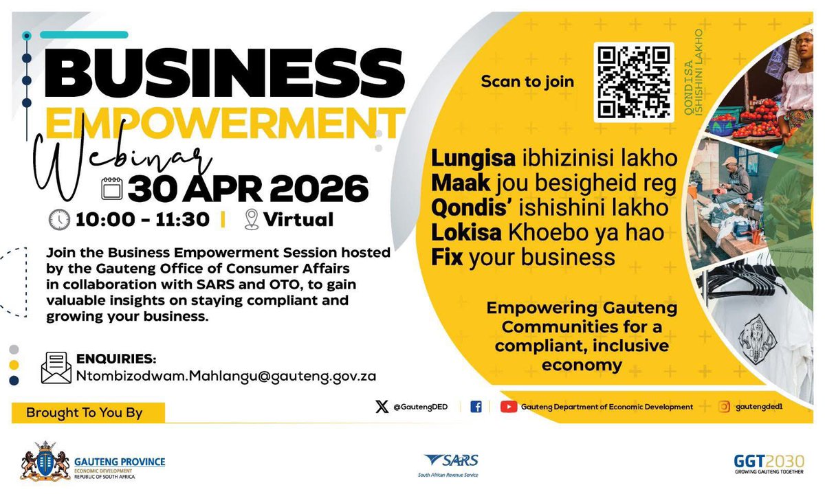 Gauteng Enterprise Propeller tweet media