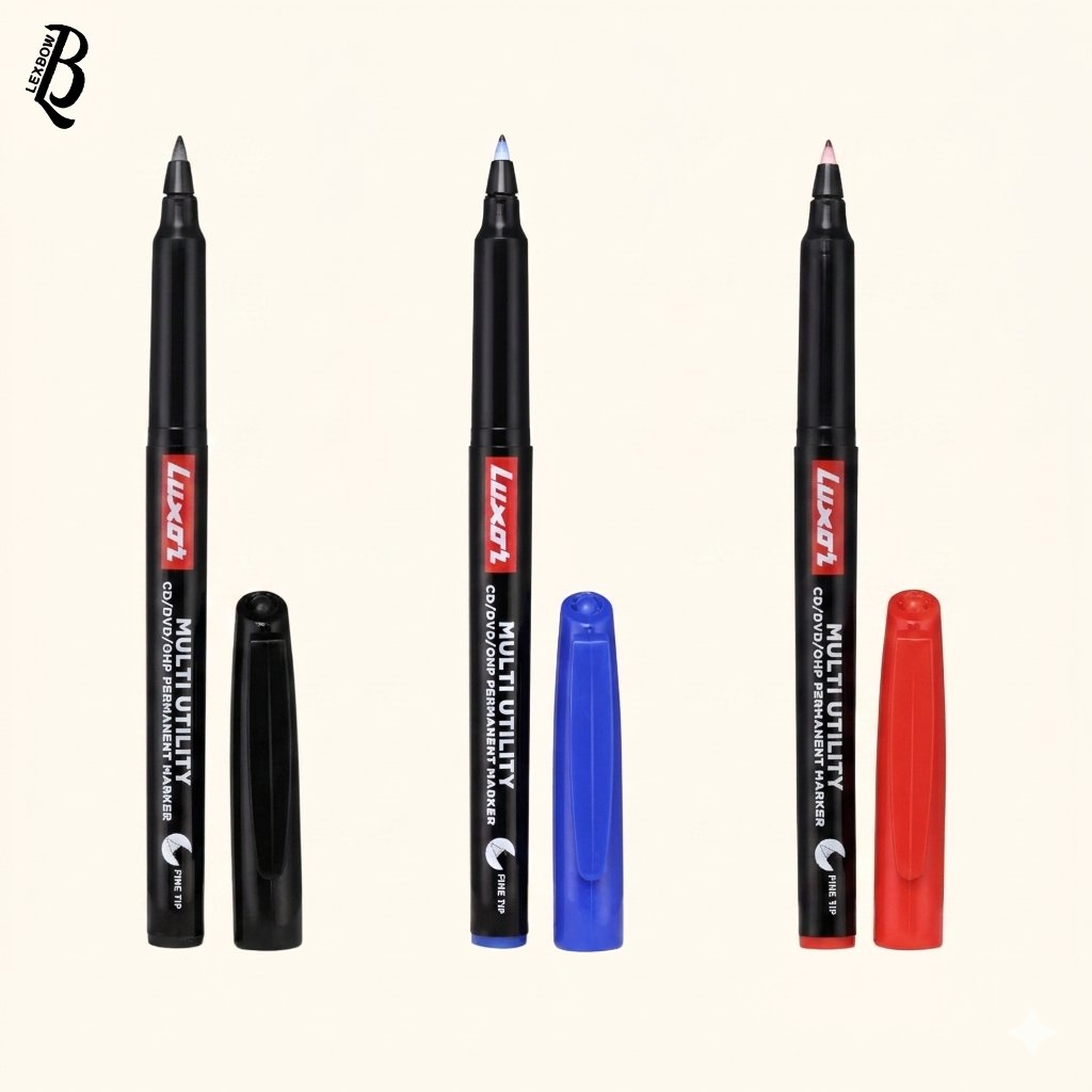 lexboww's tweet photo. Luxor CD/DVD/OHP Multi-Utility Permanent Marker

#lexbowstationery #lexbow #pen #luxor https://t.co/60mu6LvN90