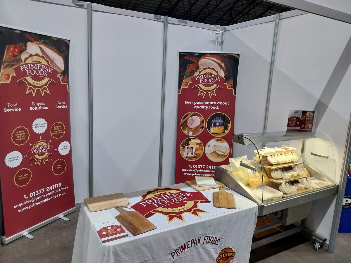 PrimepakL's tweet photo. Come see Richard and Iain today @ArenaNewcastle for the cater expo. We are stand 68 and will be there until 3pm sampling cheese, meat and sandwich fillings! #caterexpo #turnerprice https://t.co/Aw20eBeNR1