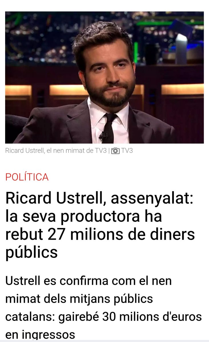 SomXlaPublica's tweet photo. @CatalunyaRadio A veure si anem entenent amb qui es posicionen els periodistes. https://t.co/5ZDMRUaI4t