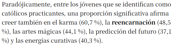El_Purpurado's tweet photo. @rscjenEspana Del mismo informe. No traten de confundir deliberadamente espiritualidad con catolicismo. https://t.co/UJoxTpB0De
