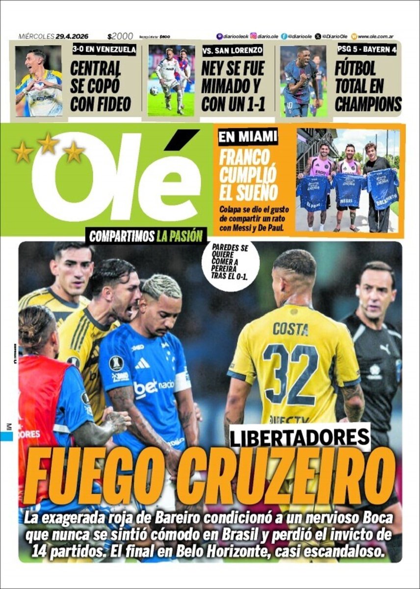 Diario Olé tweet media