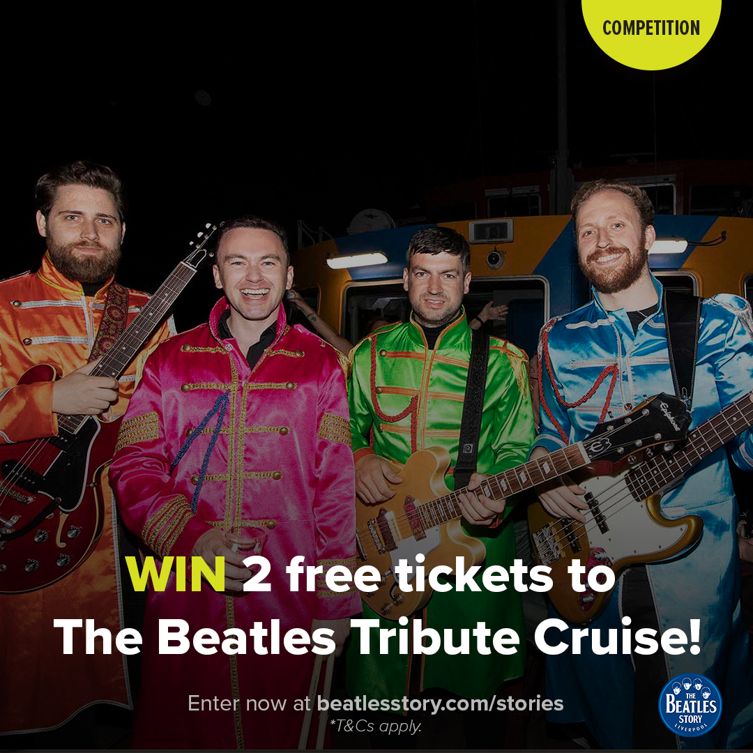 🎶 WIN a Beatles Tribute Cruise on the Mersey! 🚢
2 winners get 2 FREE tickets for Sat 9 May 2026.
Sail with <a href="/MerseyFerries/">Mersey Ferries</a>, enjoy live music from tribute band The Paperback Writers and iconic Liverpool &amp; Wirral views.
➡️ Enter by 5 May: beatlesstory.com/competition/be…