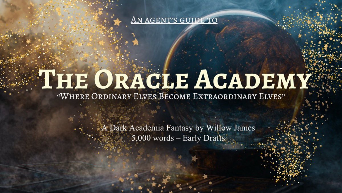 AuthWillowJames's tweet photo. THE ORACLE ACADEMY 
WIP

“Destiny controls power.” 

A commonborn elf fights her way into an elite oracle academy, where rigorous testing, academic pressure, and unstable alliances make proving her power as dangerous as failing.

#questpit #W #A #F https://t.co/2EhX0BtiSr
