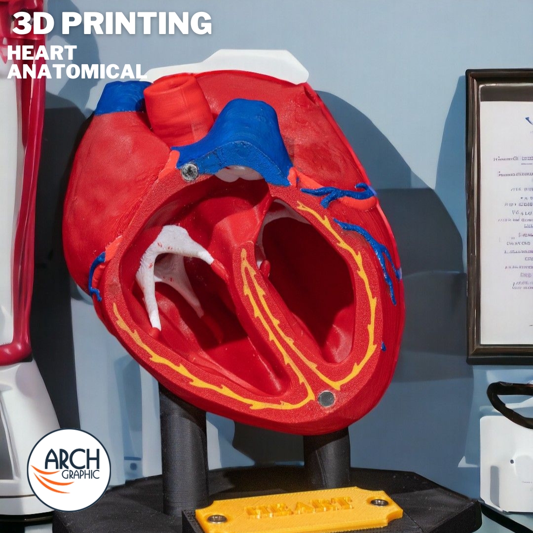 3d_archgraphic's tweet image. 3D printed heart anatomical model designed for cardiology training, research, and surgical planning. Accurate structure, clean finish, and ideal for medical education and demonstration. Produced in Sharjah UAE ❤️✨ #medical3dprinting #uae #medicaleducation #3dprinting