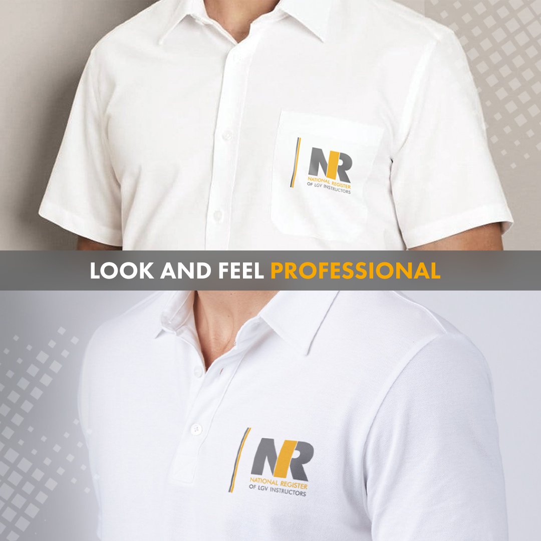 NationalLGVReg's tweet image. These #NRI branded short-sleeved shirts and polo shirts will help you look smart and professional, and keep you cool when you’re in the classroom, or out on the road.

Look good. Feel good. Deliver training with confidence.

Find them in our online shop. hubs.li/Q04ckzWq0