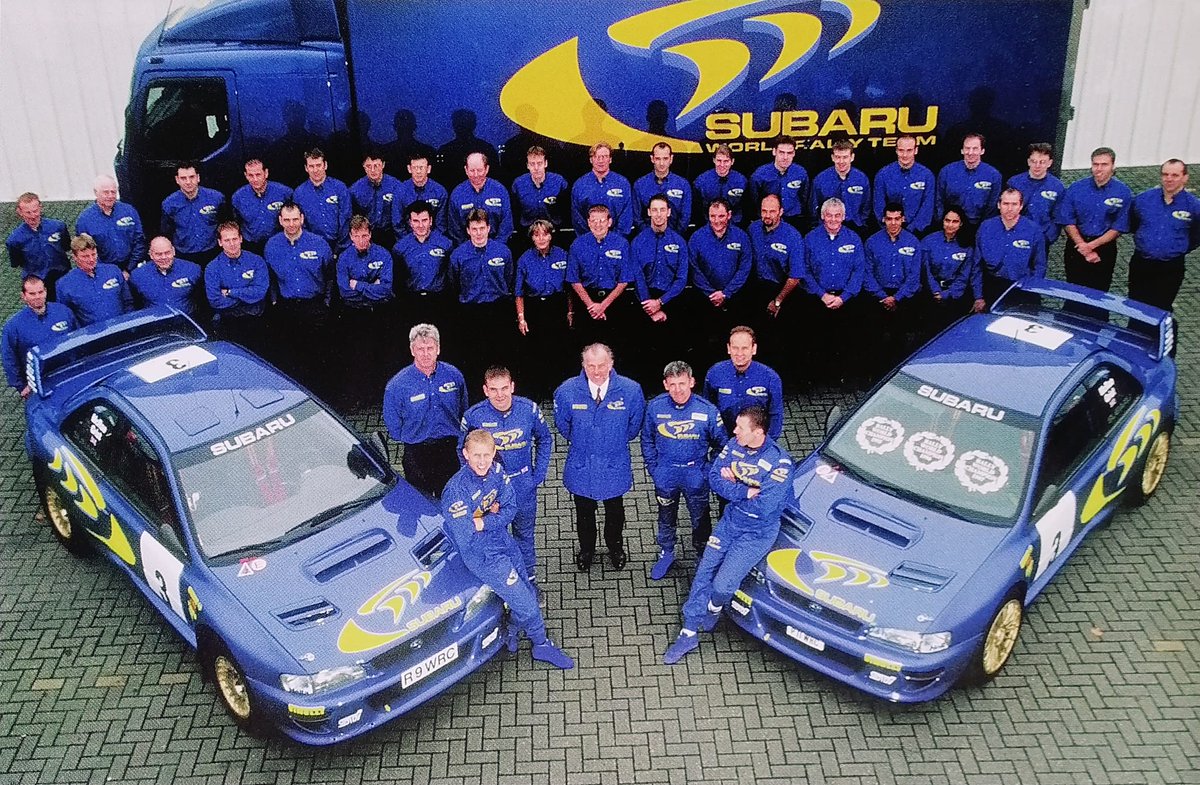 ASelekos's tweet photo. Subaru World Rally Team 1998 🏁 https://t.co/lSoT9kuWOI