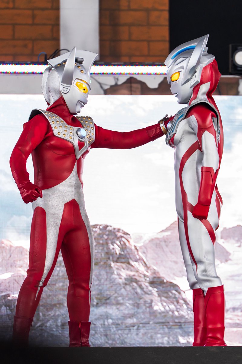 親子
 #ウルトラマンタロウ
 #ウルトラマンタイガ
 #グリーンランド