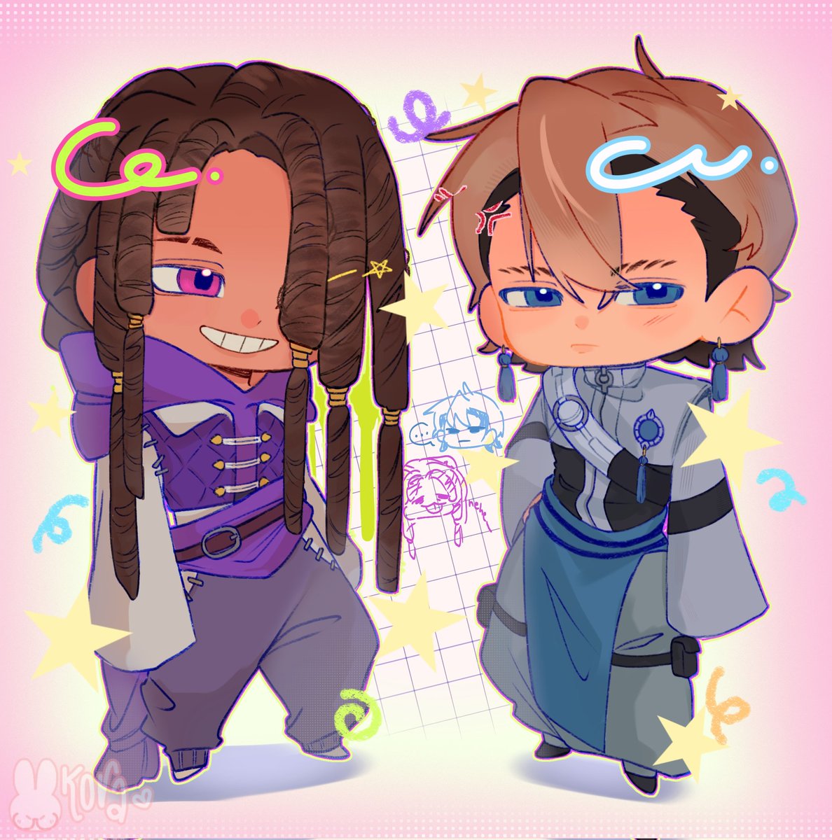 ___korasuknya's tweet image. thank you for 1k followers :33 !! #janka #gachiakuta #artmoots