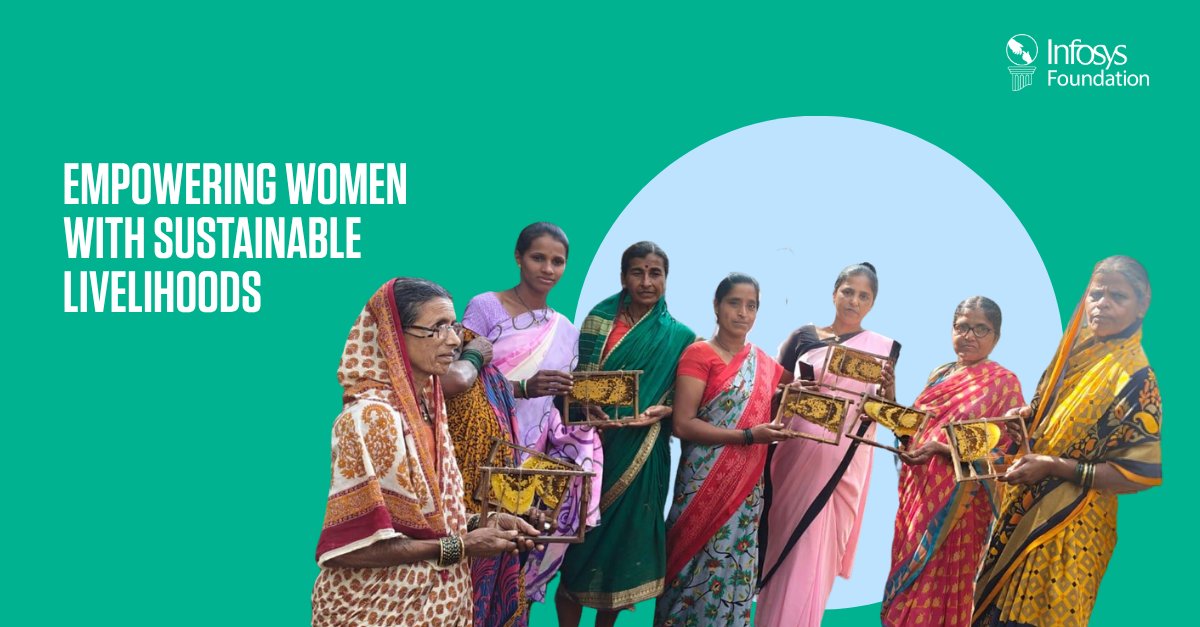 Infy_Foundation's tweet photo. Through the SSF Women Empowerment project, #InfosysFoundation and Seva Sahayog Foundation supported 150 rural women across the Wai cluster with market-led training to strengthen #livelihoods through skills, confidence, and opportunity.

#WomenEmpowerment https://t.co/favgQ0b3ZY