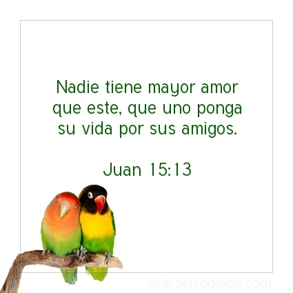 elversiculo's tweet image. Nadie tiene mayor amor que este, que uno ponga su vida por sus amigos.  Juan 15:13   #versiculodeldia #versiculobiblico #biblia