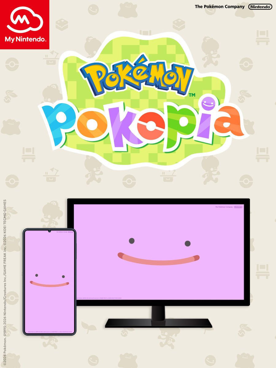 This'll put a smile on your face…and your devices!

Claim this free #PokemonPokopia wallpaper from #MyNintendo: ntdo.com/6016AAEM6
