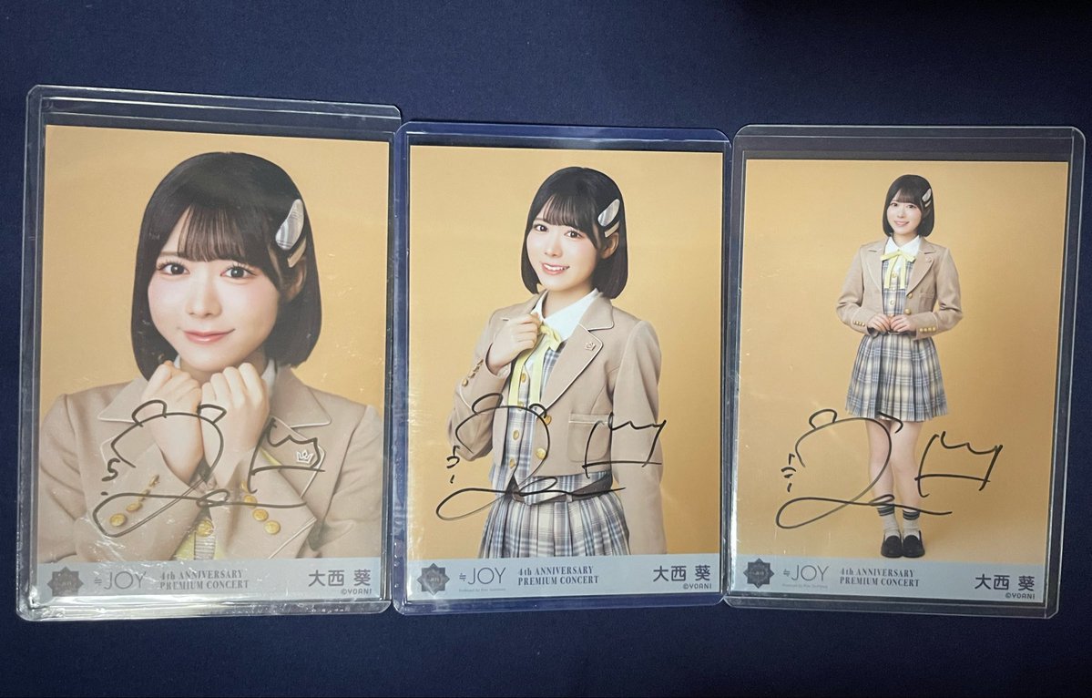 揃った神の3枚 #大西葵 #ニアジョイ