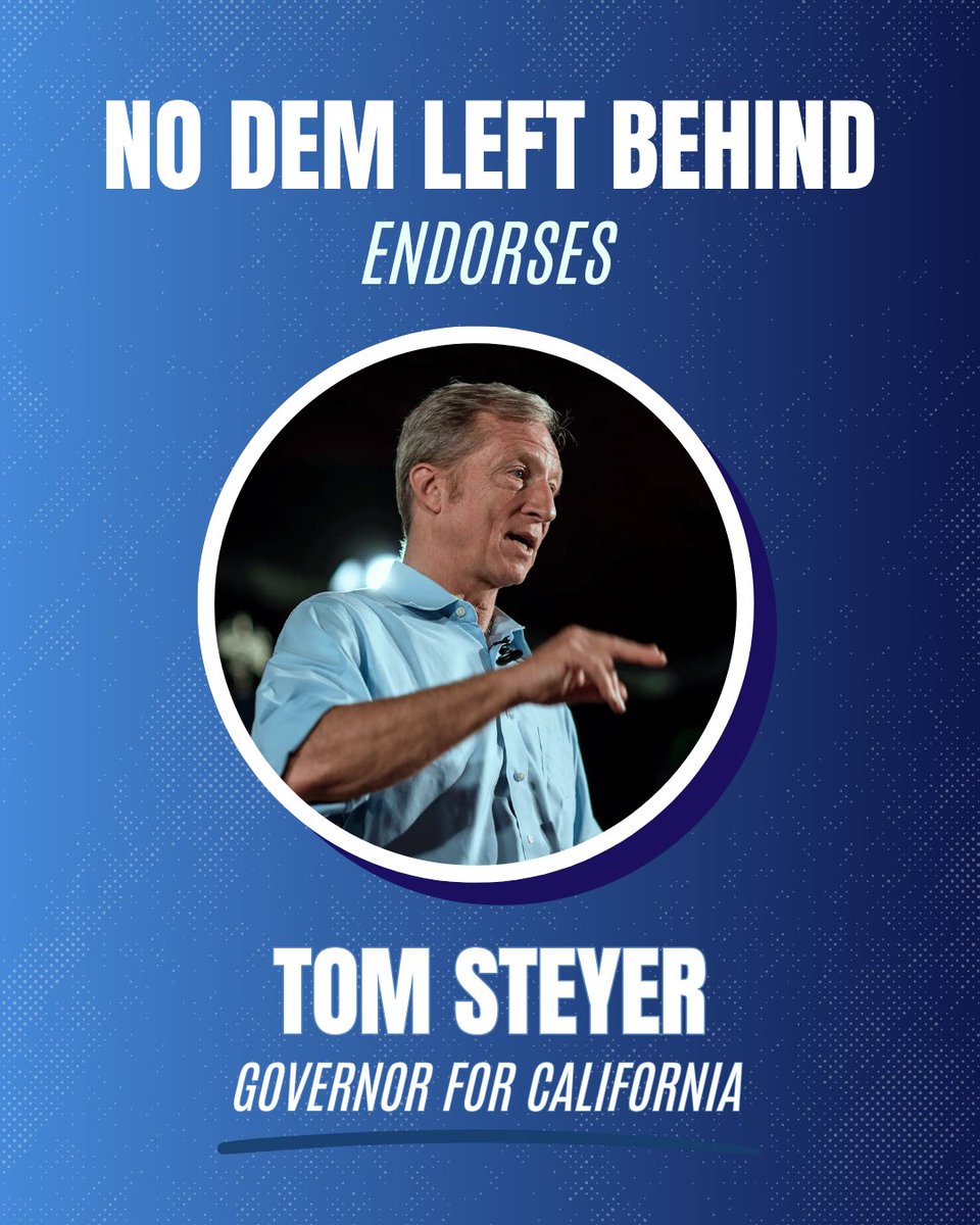 We're proud to endorse <a href="/TomSteyer/">Tom Steyer</a> for Governor of California. Tom is a fighter for working people — against corporate monopolies and a system rigged by the wealthy few.

Now he's running to fix California's affordability crisis, take on ICE, and deliver a government that works