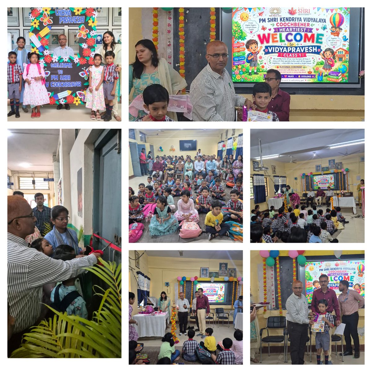 KCoochbehar's tweet photo. Vidyapravesh Ceremony for Class 1 held on 28.04.2026 🌼
A blessed start to a lifelong journey of learning 📚✨
#Vidyapravesh #FirstStep #Education https://t.co/Io1Lo46YBR