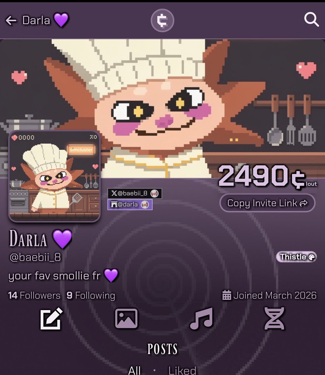 Darla 💜 tweet media