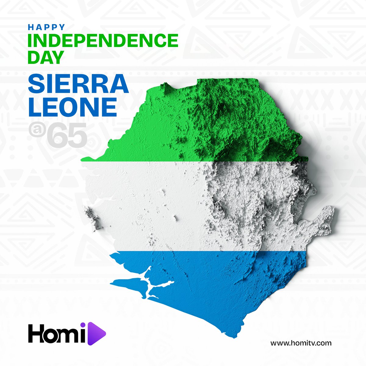 HomiTv_'s tweet image. Freedom. Pride. 🇸🇱 

Celebrating Sierra Leone today! 

#IndependenceDay #SierraLeone