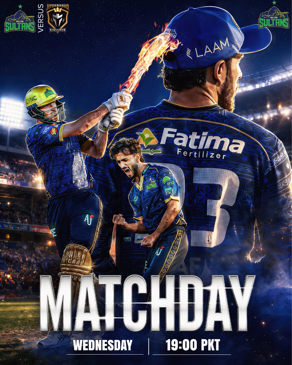 MultanSultans's tweet image. Let’s give it our all, Sultans! 👑

#makeithappen #totalcricket #hblpsl
