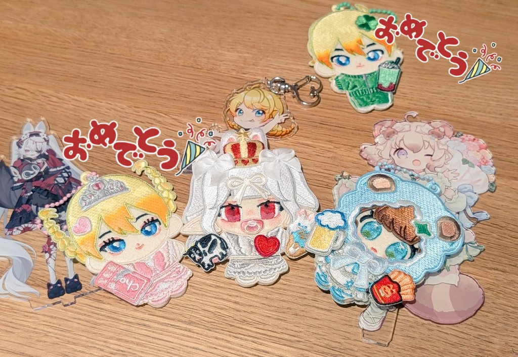Meltychuchu's tweet photo. ぷにぐみでお��かけ🫶🩷❤️‍🩹🩵
オリジナルワッペン作ったよ〜😘😘❤️❤️かわいいからみてみて♡𖥔 https://t.co/7eaFZZISxD