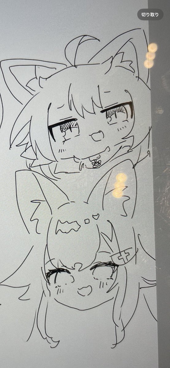 友達からiPadを借りて描いたやつ
上手くかけた気がするやつを載せる