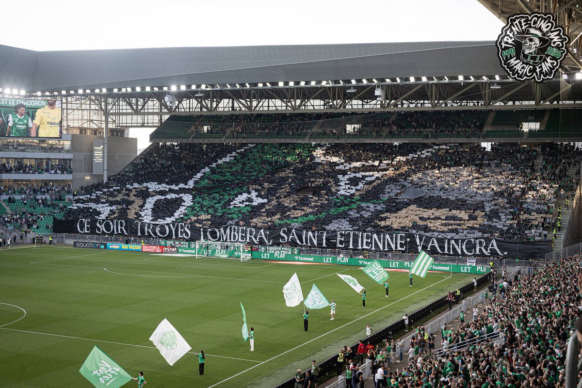 UltrasMadeinFR's tweet photo. ⚽ Saint Étienne - Troyes
📢 Magic fans !
📆 Samedi 25 avril
📸 @MF91Officiel https://t.co/SHcWzJsGea