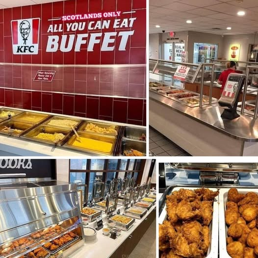 GLAPatterNews's tweet photo. @ShopSilverburn @KFC 🍗 Influencer Dazza says KFC is set to launch Glasgow’s first-ever buffet experience!

All-you-can-eat KFC favourites 👀
📅 Reported opening: 1 May 2026
No official confirmation yet, but buzz is building! https://t.co/IaVji943kw