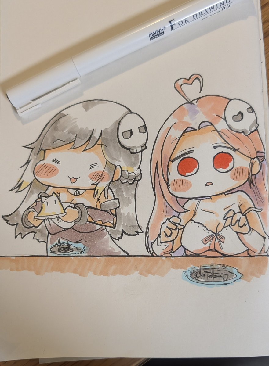 アナログでシェイディとセリーネ