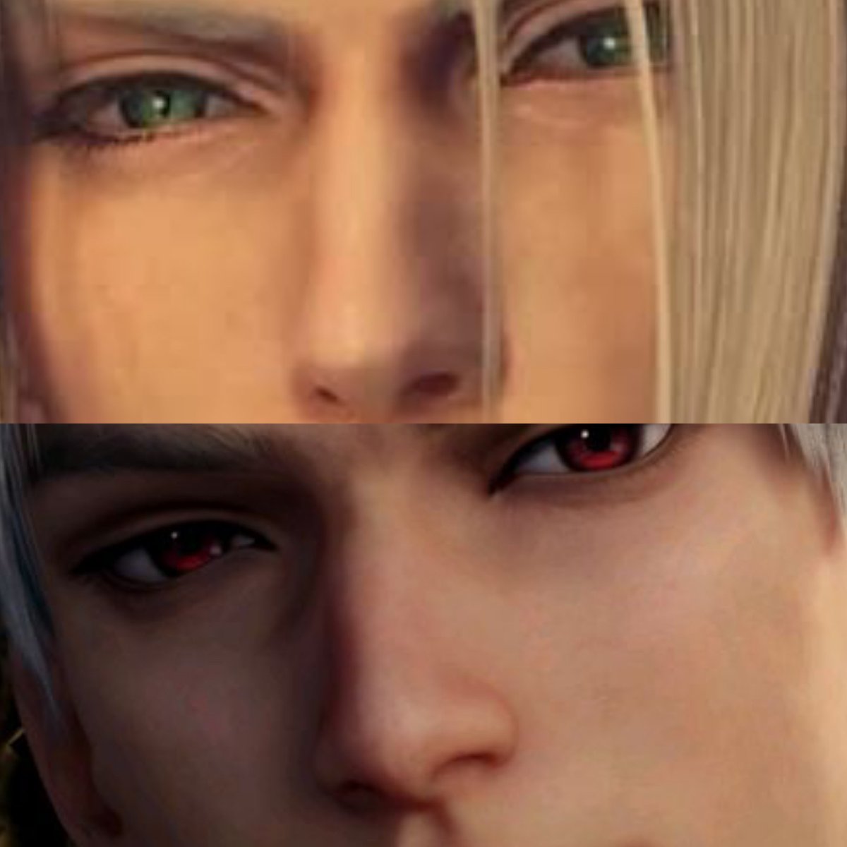 Lilith_granger_'s tweet photo. I see one of my (ex) moots saying how sylus mains shouldn't talk about Alaric being a copy of Sylus because Sylus was a copy of Sephiroth...am I missing something?? Because their eye shapes are completely different, the philtrum is different, even the hair colour doesn't match 💀 https://t.co/DecjQWv6BF