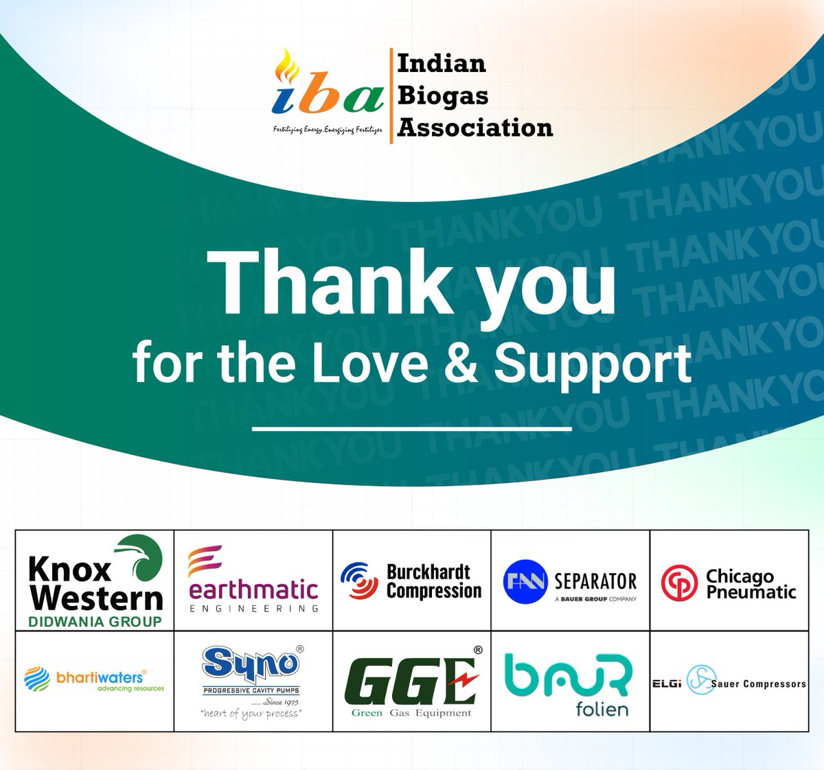 biogasindia's tweet image. Thank You to Our Exhibitors

Your support and participation made the Bio-Energy Arena a hub of innovation, collaboration, and meaningful industry engagement.

We truly appreciate your contribution.

#RenewX2026 #RenewX #bioenergy #biogas #biogasplant #renewableenergy