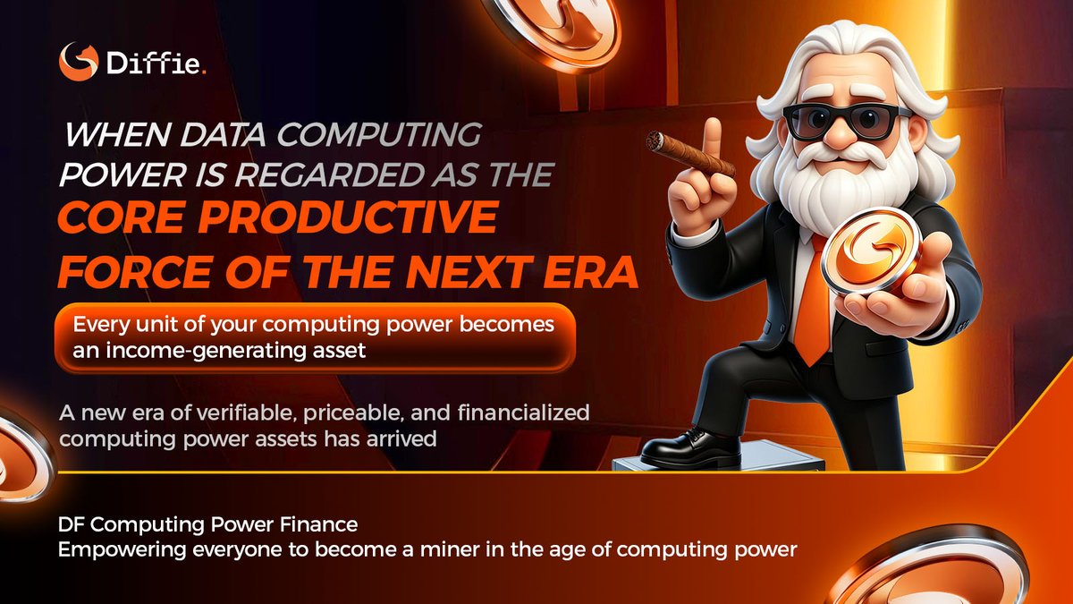 Diffie_protocol's tweet photo. 💡 Have you ever considered that the devices you use every day, 
the data you generate, and the computing power you contribute are all dormant assets?

When computing power is verified, priced, and financialized,

everyone can become a "miner" in the computing power era. https://t.co/VOnIRKnCKt