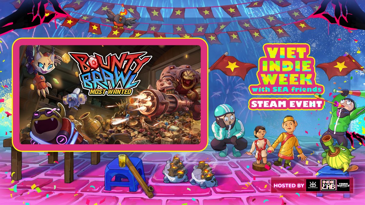 Bounty Brawl Most Wanted ➡️ Wishlist on Steam! tweet media