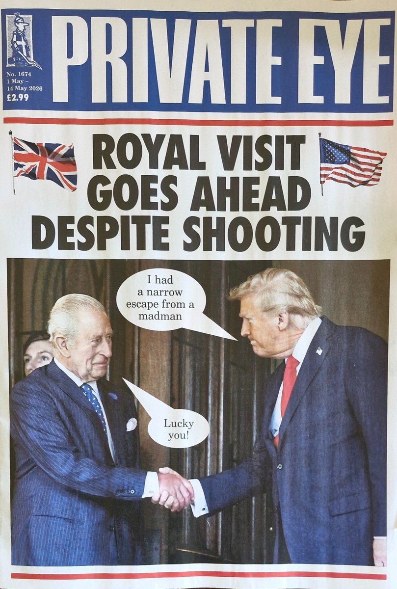 GerryHassan's tweet image. Trump, Charles and madmen. Via #PrivateEye