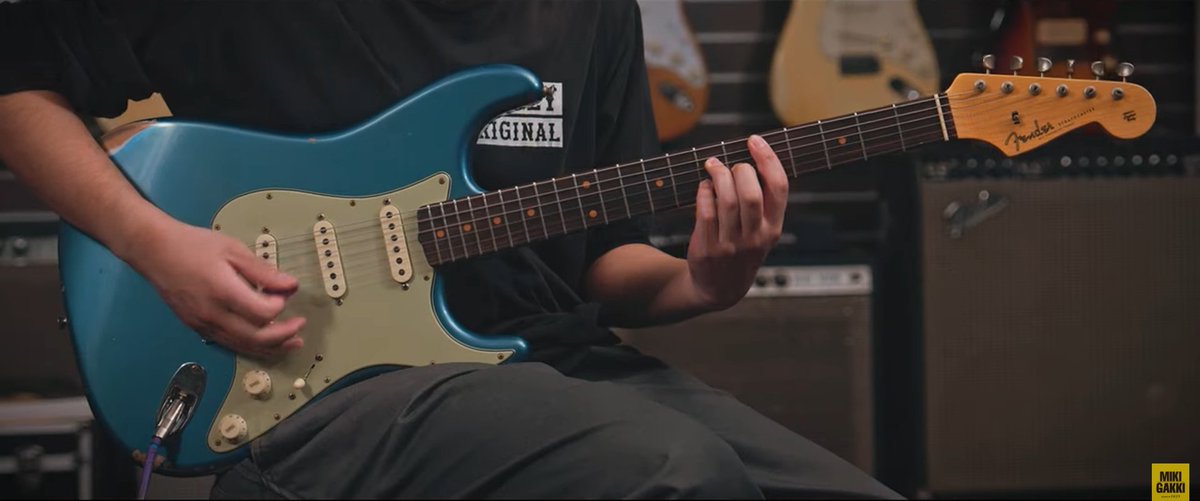 mikiame's tweet image. 本日の試奏動画新着でございます～🎸📷️

FENDER CUSTOM SHOP 2025 Collection 1962 Stratocaster Relic/Aged Lake Pla... youtu.be/TeyuWuF14_k?si… @YouTubeより 

#FenderCustomShop #Stratocaster
@Fender 
@Fender_Official