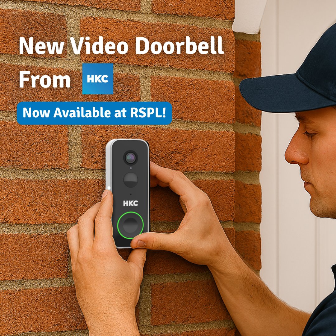 RSPLie's tweet photo. 🚪 Introducing HKC’s New Video Doorbell from RSPL

Meet the HKC Smart Doorbell — built for real homes and real life. Durable, reliable, and easy to install, it delivers sharp HD video, intelligent AI detection, and clear two-way audio so you can see, hear, and speak to visitors from anywhere.

With cloud-powered smart recognition for people, vehicles, pets, and packages, you get accurate alerts with fewer false alarms. Fully integrated with HKC intruder alarm panels and SecureComm Cloud, it’s a seamless addition to your home security setup.

✔ HD video + two-way audio
✔ AI-powered smart detection
✔ Installer-friendly design with flexible power options
✔ Secure AWS S3 video storage
✔ Includes plug-in chime

Learn more: https://t.co/myjI9fWG2u