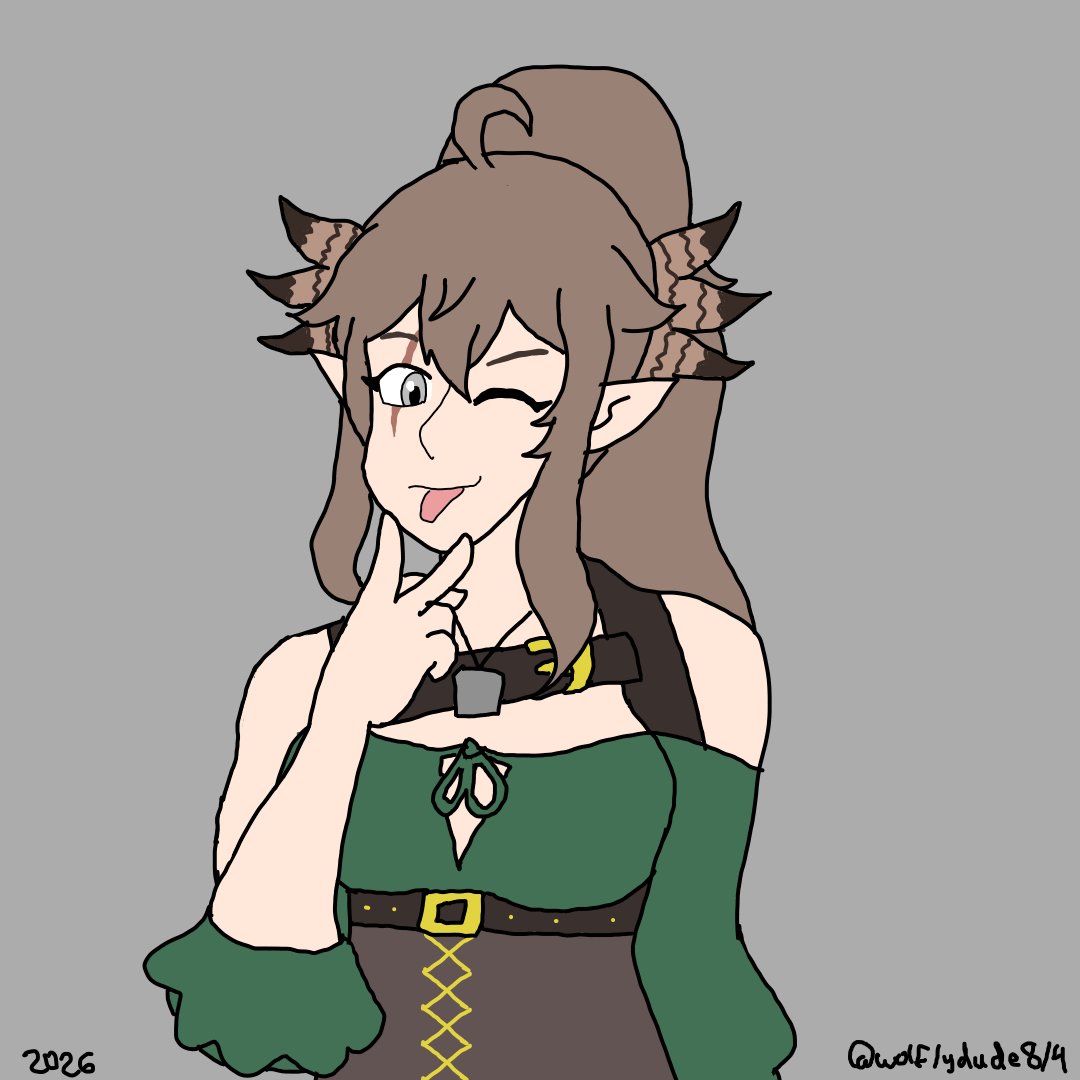 Wolfdude84's tweet photo. I forgor I haven't posted these drawings yet. A Kumi with her cute new hairstyle, and a more lore accurate drawing. 👌🤠

#kumiilust https://t.co/o8qNueGtiK