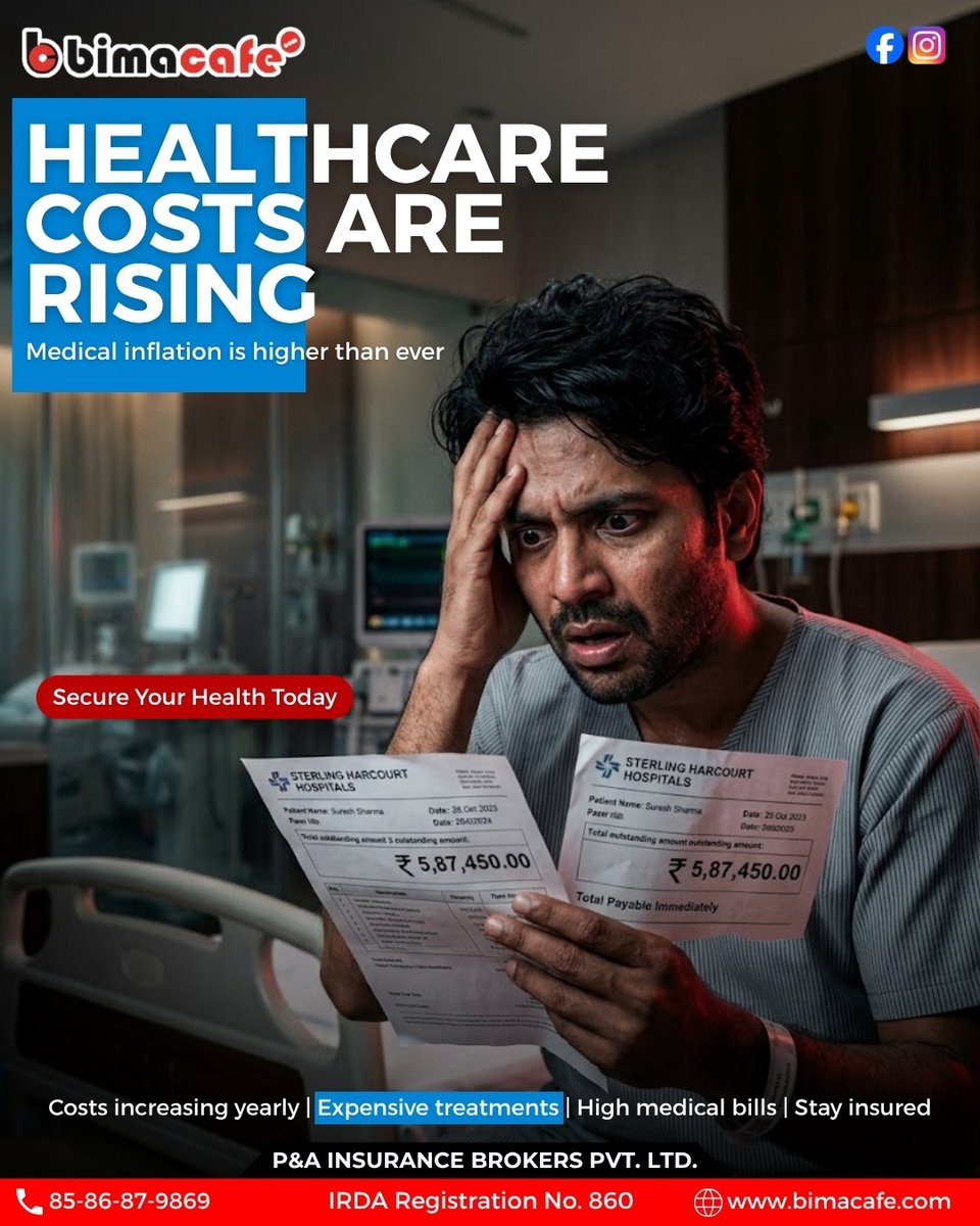 BimaCafeIndia's tweet image. Stay protected with BimaCafe – P&amp;amp;A Insurance Brokers Pvt. Ltd. 📷
Secure your health &amp;amp; your family’s future today.
.
📷 Call now: 85-86-87-9869
📷 Visit: bimacafe.com
.
#healthinsurance #medicalinsurance #healthcarecosts #medicalinflation #stayinsured #bimacafe