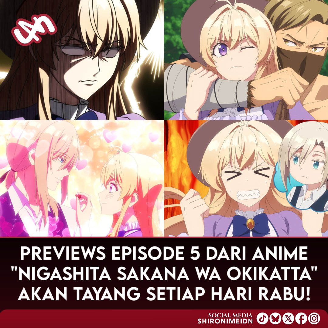 ShironimeID's tweet image. Anime "Nigashita Sakana wa Ookikatta ga Tsuriageta Sakana ga Ookisugita Ken" (Always a Catch!) Merilis preview dari episode 5 yang akan tayang setiap hari rabu pukul 23.00 WIB!

Genre : Comedy, Fantasy, Romance
Studio : TROYCA

#anime #alwaysacatch
