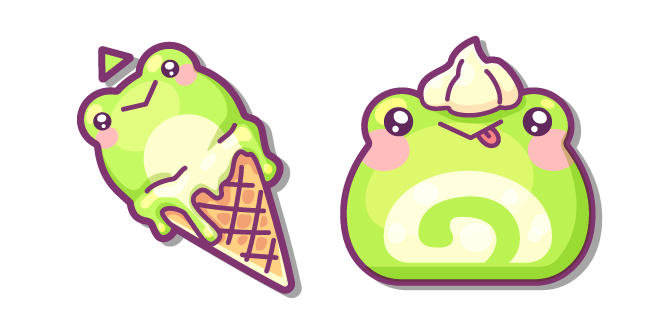 CustomCursor's tweet image. A little frog now becomes a part of desserts, glowing with sweetness and charm! Each version of treats feels playful and funny, making this #Cute #Frog #IceCream and Frog #RollCake custom cursor a perfect addition to your daily web routine! #CustomCursor
custom-cursor.com/collection/cut…