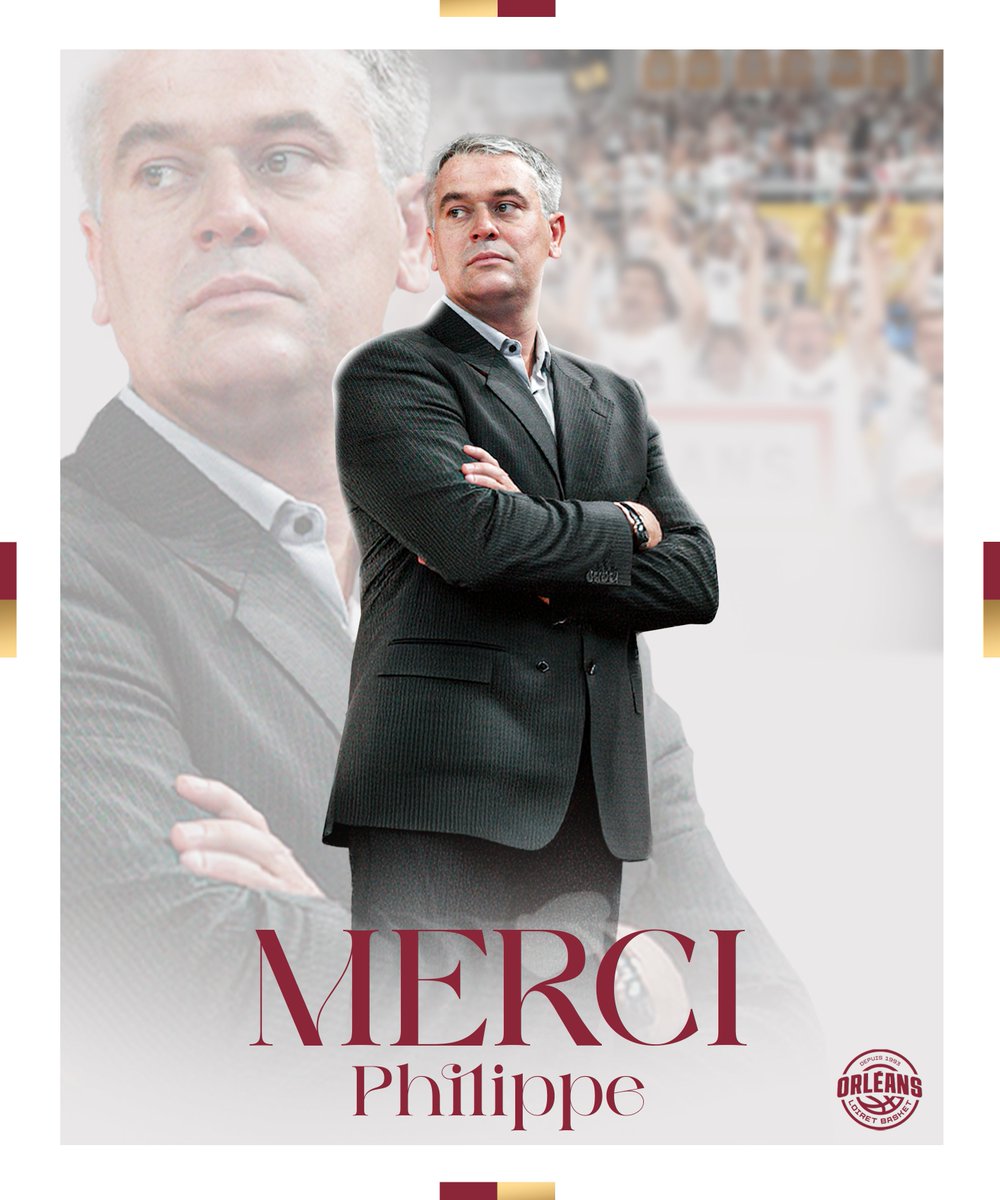 Coach historique du club entre 2005 et 2014, Philippe Hervé a mis un terme à sa carrière d’entraineur ce week-end à Lyon.

Orléans Loiret Basket tenait à le féliciter pour tout ce qu’il aura apporté au basket français, à l’Entente Orléanaise et à l’OLB. 🙏

MERCI ! 🔥

#TousOLB